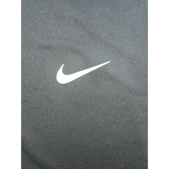 Nike Dri-Fit Mens XL Black Polo Standard Fit Baseball Collar - Picture 6 of 8